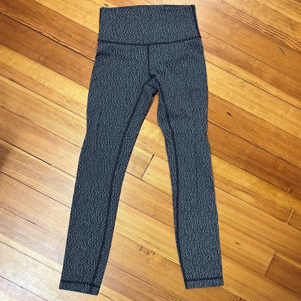 lululemon athletica Black Gray Leggings